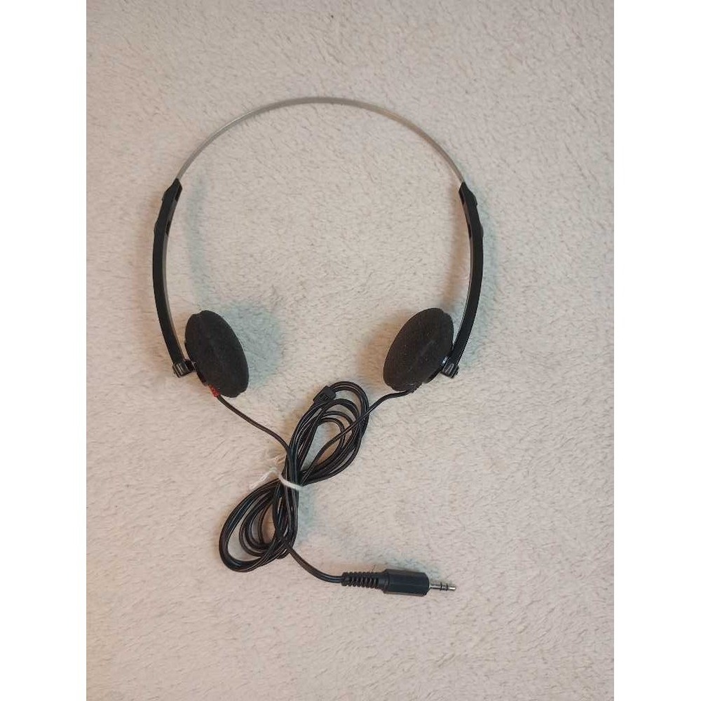 Panasonic RP-HT21 Headphones Lightweight Stereo‎ DJ Wired Black